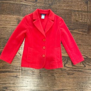 E-land Kids soft red blazer size 5
